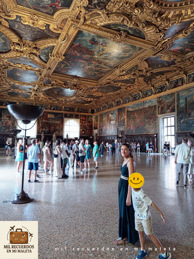Sala dell Maggior Consiglio, Palazzo Ducale, Venecia