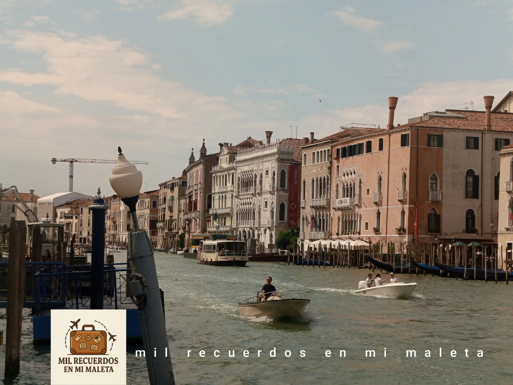vista del gran canal de Venecia