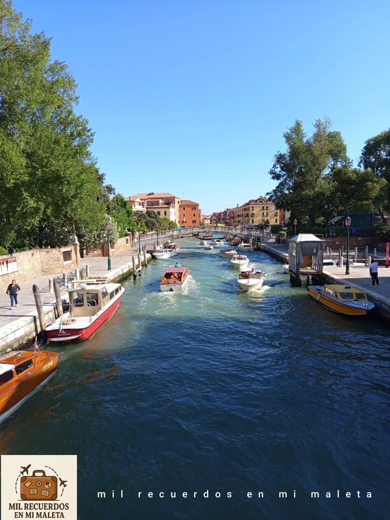 Gran canal de Venecia desde Piazzale Roma