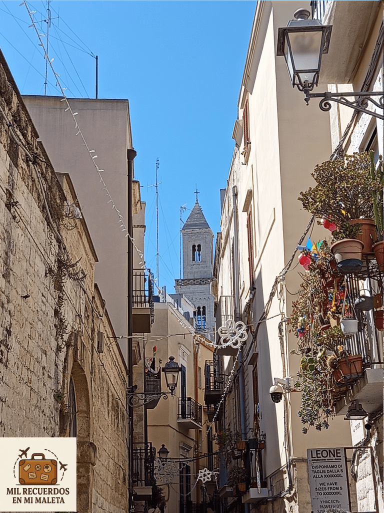 Una calle de Bari, Italia