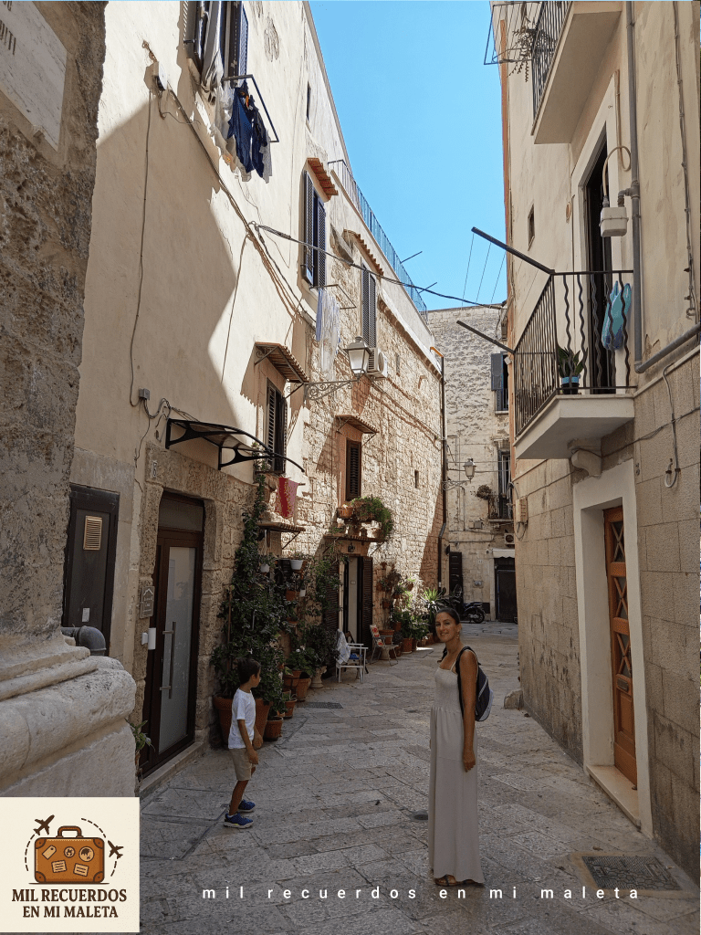 Una bonita calle de Bari