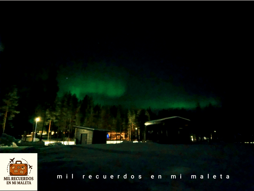 Aurora boreal en Laponia