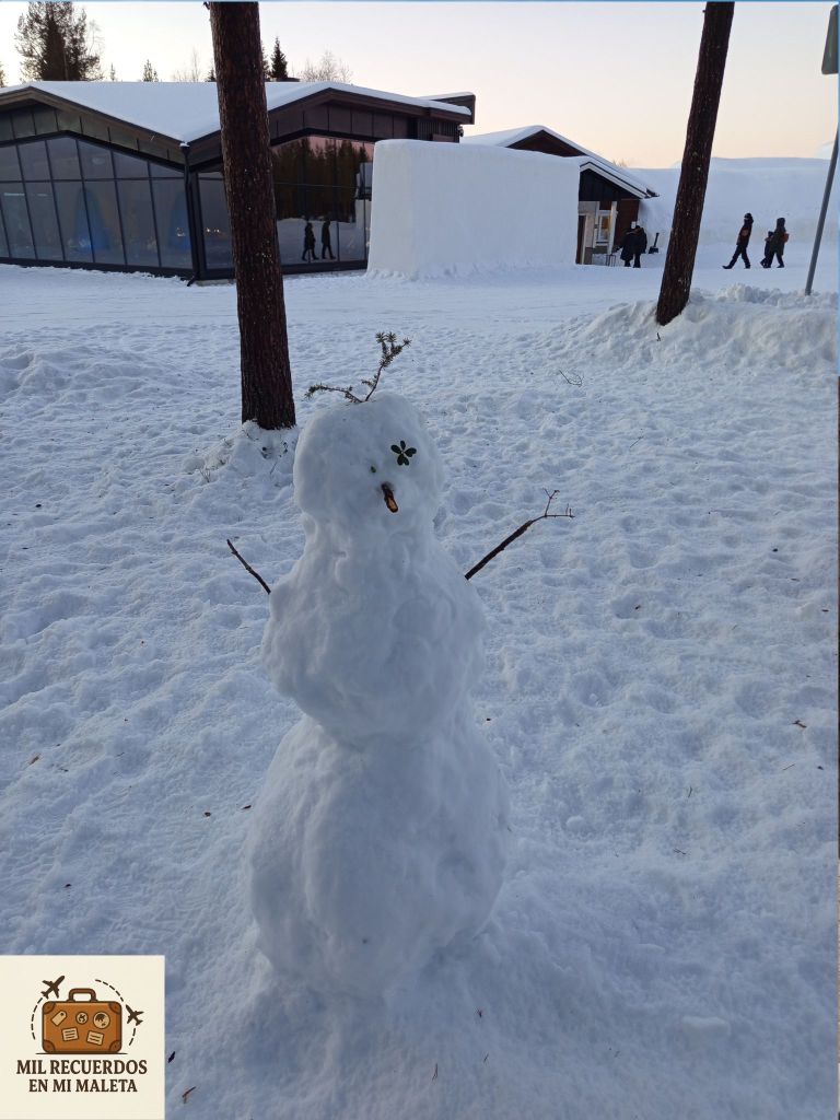 muñeco de nieve en Finlandia